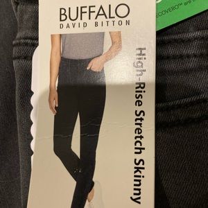 Buffalo high-rise skinny stretch jeans